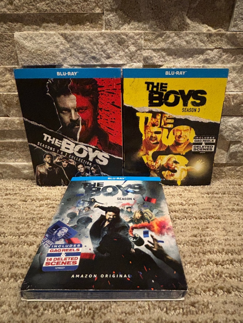 The Boys TV Series Seasons 1-4 Blu-ray Bundle